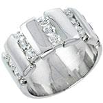 انگشتر پلاتین مردانه با نگین الماس تراش برلیان مدل: platin2036