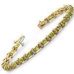 مدل دستبند طلا و جواهر با نگین زبرجد و الماس تراش برلیان مدل: bdf1212