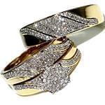 حلقه، پشت حلقه و حلقه مردانه ست با نگین الماس تراش برلیان مدل: srd1493