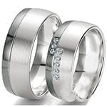 حلقه ست طلای عروس با نگین الماس تراش برلیان مدل: srd141008 