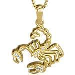 آویز ماه آبان طلا و جواهر با نگین الماس تراش برلیان مدل: zpdf1017