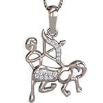 آویز ماه آذر طلا سفید و جواهر با نگین الماس تراش برلیان مدل: zpdf1028