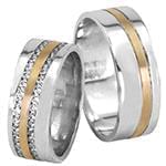 حلقه ست طلای عروس با نگین الماس تراش برلیان مدل: srd1432