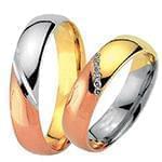 حلقه ست طلای عروس با نگین الماس تراش برلیان مدل: srd1435