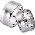 حلقه ست طلای عروس با نگین الماس تراش برلیان مدل: srd1444