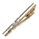 گیره کروات مردانه طلا با نگین الماس تراش برلیان مدل :cgm1079