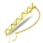 گیره کروات مردانه طلا با نگین الماس تراش برلیان مدل :cgm1082