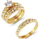 حلقه، پشت حلقه و حلقه مردانه ست با نگین الماس تراش برلیان مدل: srd1455