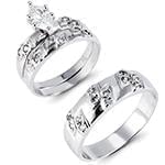 حلقه، پشت حلقه و حلقه مردانه ست با نگین الماس تراش برلیان و مارکیز مدل: srd1464