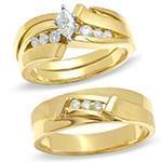 حلقه، پشت حلقه و حلقه مردانه ست با نگین الماس تراش برلیان و مارکیز مدل: srd1476