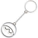 جاسوئیچی طلا و جواهر با نگین برلیان طرح اینفینیتی (Infiniti): مدل kgd1025