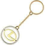 جاسوئیچی طلا و جواهر با نگین برلیان طرح لکسوس (Lexus): مدل kgd1027