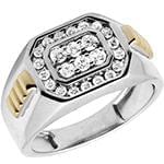 انگشتر رولکسی طلا با نگین الماس تراش برلیان: مدل rgm1540