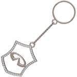  جاسوئیچی طلا و جواهر با نگین برلیان طرح اینفینیتی (Infiniti): مدل kgd1041