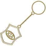 جاسوئیچی طلا و جواهر با نگین برلیان طرح کیاموتورز (KIA): مدل kgd1044