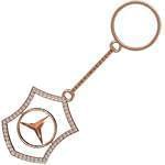 جاسوئیچی طلا و جواهر با نگین برلیان طرح بنز (Mercedes-Benz): مدل kgd1048