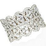  مدل انگشتر زنانه طلای سفید با نگین الماس تراش برلیان: مدل wrdf2131