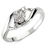 حلقه نامزدی فلاور جواهر با نگین الماس تراش برلیان مدل : eng2239