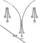 سرویس طلای عروس با نگین الماس تراش برلیان طرح فلاور مدل: bset2207 