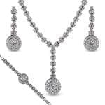 سرویس طلای عروس با نگین الماس تراش برلیان طرح فلاور مدل: bset2210