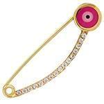 سنجاق سینه طلای نوزاد با نگین الماس تراش برلیان مدل: pgb2167