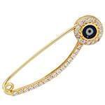 سنجاق سینه طلای نوزاد با نگین الماس تراش برلیان مدل: pgb2169