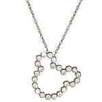 پلاک کودکانه طلای سفید با نگین الماس تراش برلیان طرح میکی موس مدل: pgb2195 