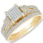 حلقه ازدواج و پشت حلقه ازدواج با نگین الماس تراش برلیان مدل: RDF1126