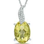 آویز طلای سفید با نگین الماس تراش برلیان و زبرجد: مدل npdf13170