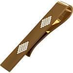 گیره کروات طلای زرد با نگین الماس تراش برلیان مدل :cgm1088