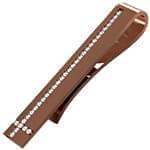 گیره کروات طلای رزگلد با نگین الماس تراش برلیان مدل :cgm1101