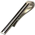 گیره کروات طلای سفید با نگین الماس تراش برلیان مدل :cgm1104