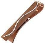 گیره کروات طلای رزگلد با نگین الماس تراش برلیان مدل :cgm1110