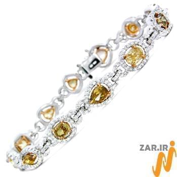 دستبند زنانه,دستبند طلا,دستبند سیترین,مدل دستبند