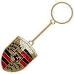 جاسوئیچی طلا و جواهر با نگین برلیان طرح پورشه (Porsche): مدل kgd1049