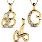 گردنبند حرف,حرف طلا,پلاک حروف,آویز حروف