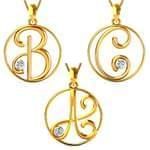 حرف طلا,پلاک حرف,گردنبند حرف طلا