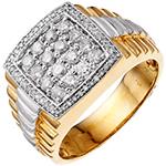 انگشتر رولکس طلا مردانه و جواهر نگین برلیان جدید مدل:rgm1662