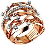 انگشتر الماس برلیان طلای رزگلد 18 عیار زنانه مدل: wrdf2162