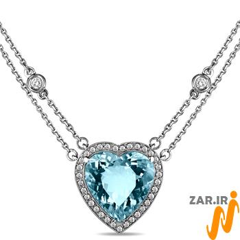  گردنبند قلب طلا زنانه - خرید و قیمت سایت زر