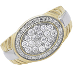 انگشتر رولکسی جواهر با نگین الماس تراش برلیان پایه رولکسی: مدل rgm1491