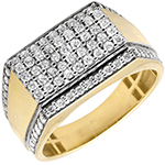 مدل انگشتر خاص جواهر با رکاب طلای زرد و نگین برلیان: مدل rgm1531