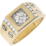 مدل انگشتر تمام جواهر با رکاب طلای زرد و نگین برلیان: مدل rgm1532