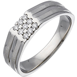 انگشتر پلاتین مردانه عیار 800 نگین برلیان مدل:platin2048