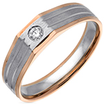 انگشتر پلاتین مردانه عیار 800 جواهر تک نگین برلیان مدل:platin2052