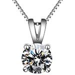 آویز طلا سفید کودکانه طرح تخمه برلیان با نگین الماس مدل: gdc1046