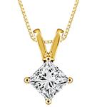 آویز طلا زرد کودکانه تخمه الماس تراش پرنس مدل : gdc1051