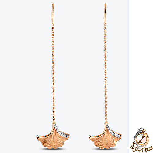 گوشواره بخیه ای طلا جدید - قیمت و خرید در سایت زر