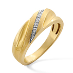 حلقه مردانه طلا زرد 18 عیار و جواهر الماس تراش برلیان طرح کلاسیک و جدید مدل wrgm1315 