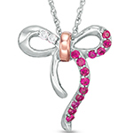 پلاک و آویز طلا کودک دخترانه طرح پاپیون مینیمال جدید با جواهر یاقوت سرخ و الماس تراش برلیان مدل: pgb2253